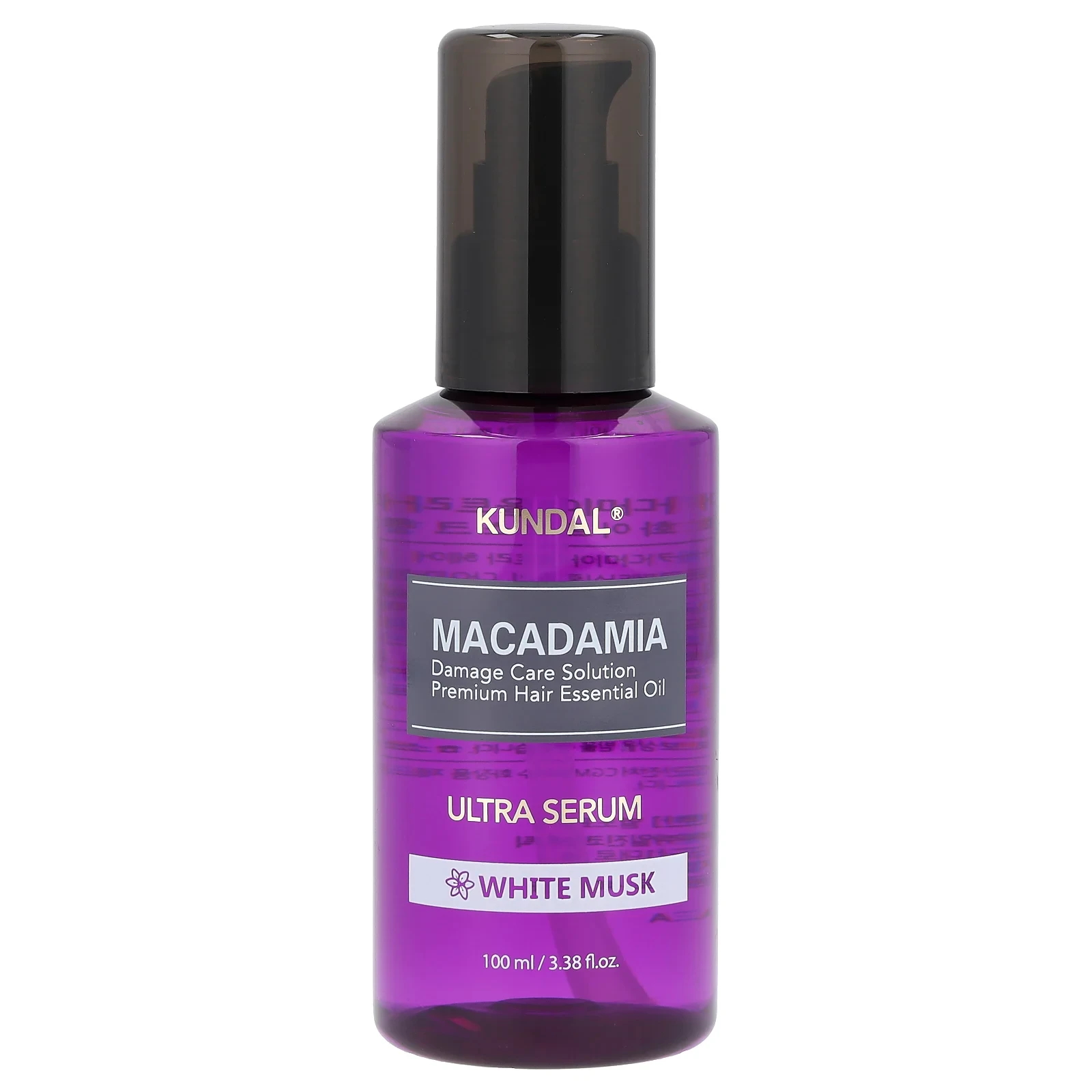 Kundal Macadamia Ultra Hair Serum White Musk 100ml nourishing and smoothing hair serum